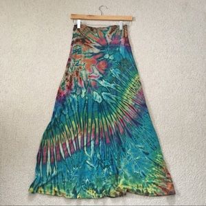 Zumi Tie-Dye Knit Maxi Skirt